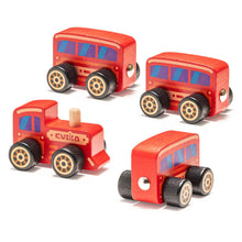 Load image into Gallery viewer, Wooden Toy Train by Cubika