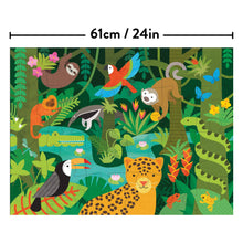 Load image into Gallery viewer, Wild Rainforest 24-Piece Floor Puzzle