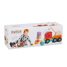 Load image into Gallery viewer, Cubika Wooden Toy - Crane Truck