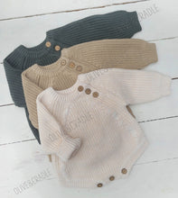 Load image into Gallery viewer, Baby Knit Jumper Romper Elliot