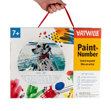 Load image into Gallery viewer, Artwille DIY Paint by Numbers - Dalmatian, level 1
