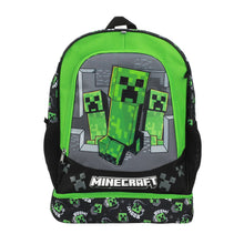 Load image into Gallery viewer, Minecraft Creepers 5-Piece 16" Backpack Set For School & Travel
