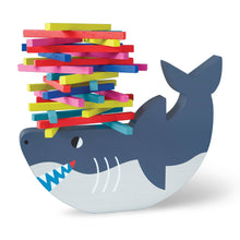 Load image into Gallery viewer, Shark Stack-up! Wooden Balancing Game