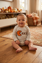 Load image into Gallery viewer, Sock Monkey Kids Thanksgiving Onesie Yum