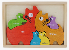 Load image into Gallery viewer, Begin Again Cat Family Puzzle