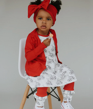 Load image into Gallery viewer, Navy Fields Red Cardigan