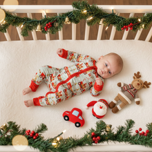 Load image into Gallery viewer, Emerson Zippy Pajamas Christmas Train