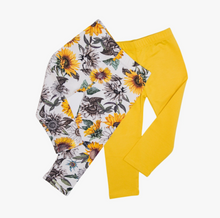 Load image into Gallery viewer, Pink Elephant Ankle Leggings-Sunflower