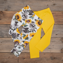 Load image into Gallery viewer, Pink Elephant Ankle Leggings-Sunflower