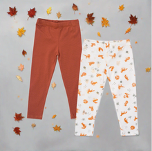 Load image into Gallery viewer, Pink Elephant Ankle Leggings-Fox Print