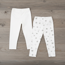 Load image into Gallery viewer, Pink Elephant Ankle Leggings-White