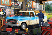Load image into Gallery viewer, Pickup Truck Puzzle with Tin