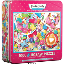 Load image into Gallery viewer, Cookie Party Puzzle with Tin
