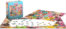 Load image into Gallery viewer, Donut Party Puzzle with Tin