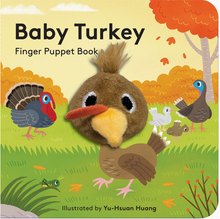 Load image into Gallery viewer, Baby Turkey Finger Puppet Book