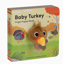 Load image into Gallery viewer, Baby Turkey Finger Puppet Book