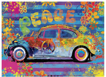 Load image into Gallery viewer, VW Beetle Splash Puzzle Tin