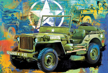 Load image into Gallery viewer, Jeep Puzzle w/Tin 550 Pcs