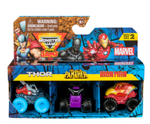 Load image into Gallery viewer, Monster Jam Mini Marvel Bundle Sets