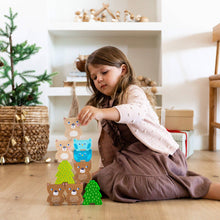 Load image into Gallery viewer, Forest Friends Stacking Toy