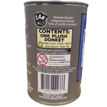 Load image into Gallery viewer, Canned Donkey | Stuffed Animal Zoo Plush w/Jokes