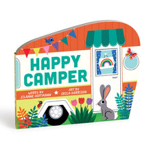 Load image into Gallery viewer, Happy Camper Shaped Board Book