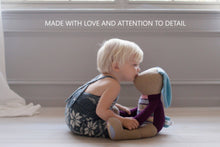 Load image into Gallery viewer, Shark Puppet | Reclaimed Wool: 12 inch height (30.5 cm).
