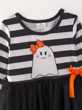 Load image into Gallery viewer, GhostTutu Skirt Long Sleeve Stripe Dress