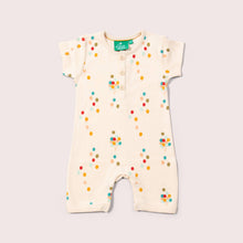 Load image into Gallery viewer, LGR Rainbow Balloons Organic Summer Romper