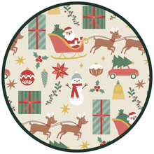 Load image into Gallery viewer, Holiday Vintage Christmas Bamboo Kids Pajamas