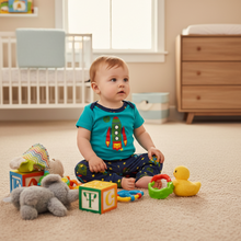 Load image into Gallery viewer, AnnLoren Baby Boys Layette Space Ship