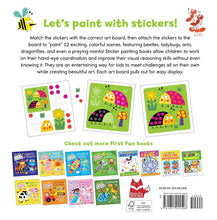 Load image into Gallery viewer, First Fun Sticker Painting: Busy Bugs - 12 Designs to Create