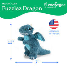 Load image into Gallery viewer, Fuzzlez Standing Dragon Medium 13" (32cm)