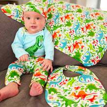 Load image into Gallery viewer, AnnLoren Boys 3 PC Baby Dinosaur Layette