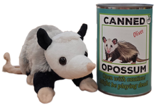 Load image into Gallery viewer, Oliver the Canned Opossum | Stuffed Animal Plush w/Jokes: Pop Top Lid