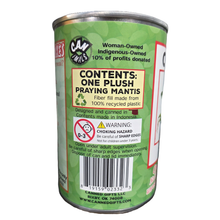 Load image into Gallery viewer, Canned Praying Mantis - Bug Insect Plush Gift in Can w/Jokes: Pop Top Lid