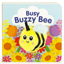 Load image into Gallery viewer, Busy Buzzy Bee Finger Puppet Board Book