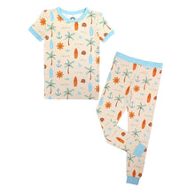 Load image into Gallery viewer, Emerson Chasing Waves 2-Piece Bamboo Pajama Pants Set