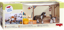 Load image into Gallery viewer, Haba Little Friends Riding Stable Set