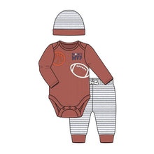 Load image into Gallery viewer, Bon Baby 3pcs Bodysuit Set:Sports