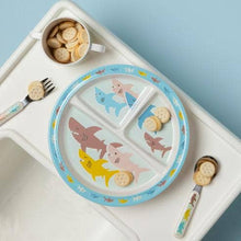 Load image into Gallery viewer, Divided Suction Plate | Smiley Shark