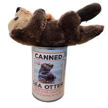 Load image into Gallery viewer, Dave the Canned Sea Otter - Eco-Friendly and Recycled Gift: Pop Top Lid