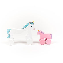 Load image into Gallery viewer, Unicorn Big & Little Wooden Roller