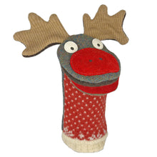 Load image into Gallery viewer, Rudolph The Reindeer | Reclaimed Wool : 12 inch height (30.5 cm).