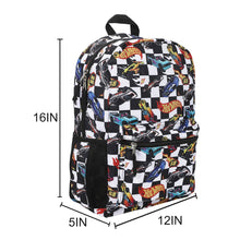 Load image into Gallery viewer, Hot Wheels All-Over Print 16” Backpack For School And Travel