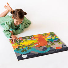 Load image into Gallery viewer, Dinosaur Kingdom 24-Piece Floor Puzzle