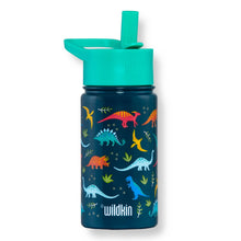 Load image into Gallery viewer, Jurassic Dinosaurs 14 oz Stainless Steel Water Bottle
