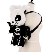 Load image into Gallery viewer, PLUSH SKELETON DRAGON BACKPACK IN POLYLESTER