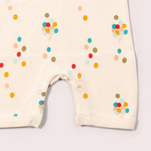 Load image into Gallery viewer, LGR Rainbow Balloons Organic Summer Romper