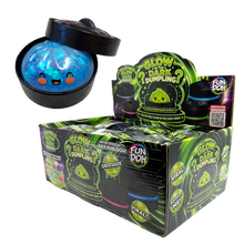 Load image into Gallery viewer, Fun Doh Glow-in-the-Dark Mystery Dumpling Squishy Toy Black : Wholesale Price